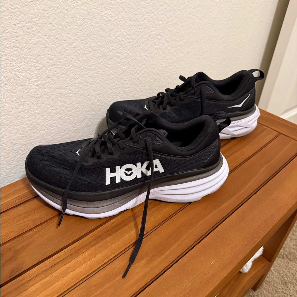 HOKA Women’s Bondi 8 Black Running Shoes